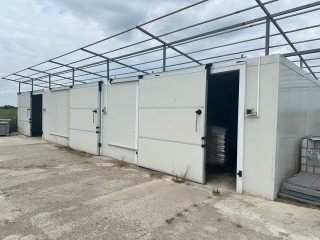 3 bucati camere frig cli 6x6x3panouri 120mm agregat frigorjfic 8kw -io