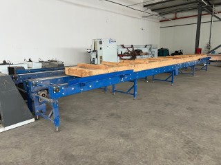 Conveior carusel cu lant de transport pentru zona adezivare