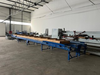 Conveior carusel cu lant de transport pentru zona adezivare