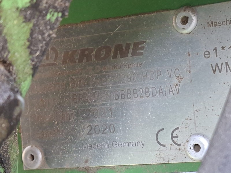 KRONE BIG PACK 1290 HDP VC PRESA DE BALOTAT DE INALTA DENSITATE — imagine 34